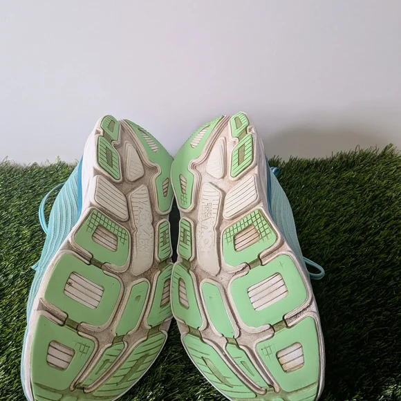 Hoka One One Bondi 6 Women's Sz. 10 Athletic Running Light blue and Aqua F27219K - Picture 5 of 7